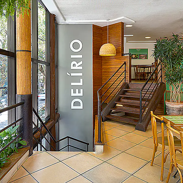 Restaurante Delírio Tropical na Gávea na Rua Marquês de São Vicente, Rio de Janeiro